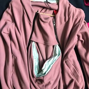 Sweatshirts that hold baby too!